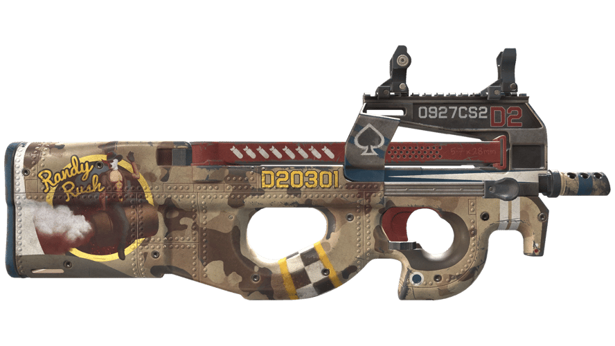 StatTrak™ P90 | Randy Rush (Well-Worn)