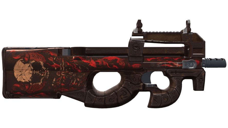 StatTrak™ P90 | Shallow Grave (Battle-Scarred)