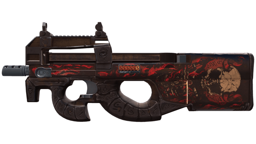 StatTrak™ P90 | Shallow Grave (Battle-Scarred)