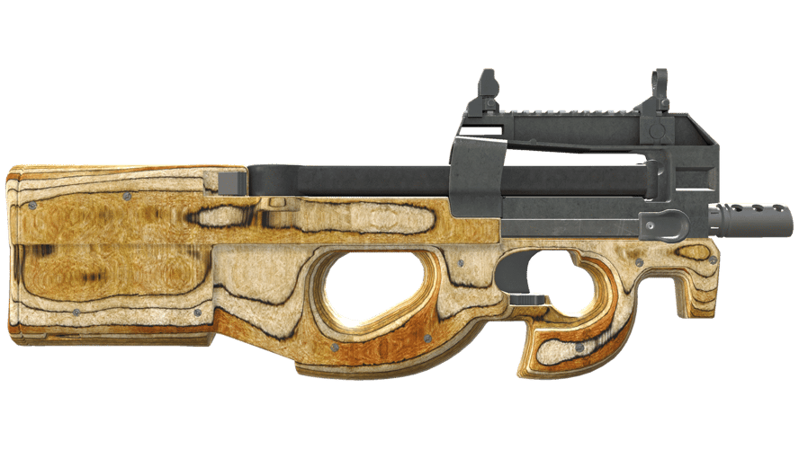 StatTrak™ P90 | Shapewood (Well-Worn)