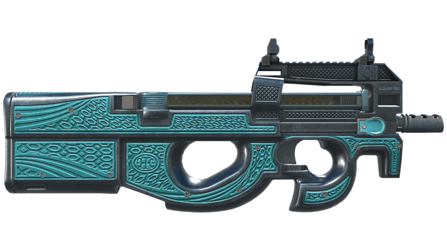 StatTrak™ P90 | Traction (Well-Worn)