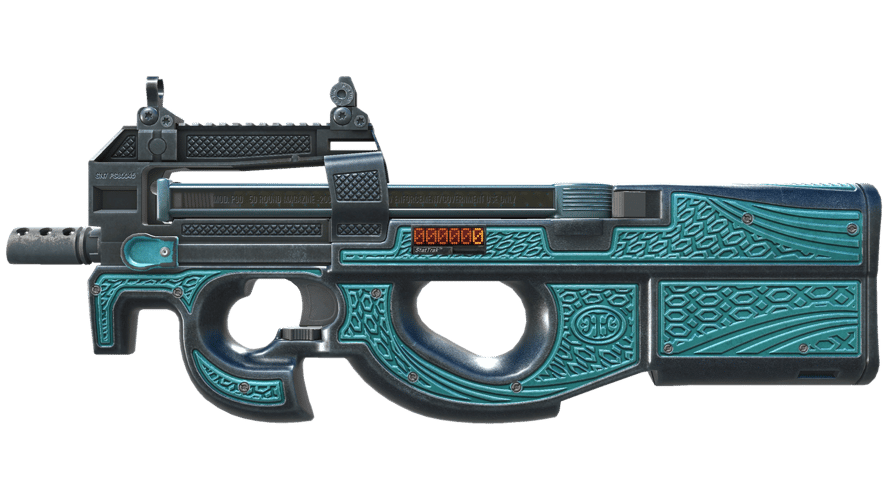 StatTrak™ P90 | Traction (Well-Worn)