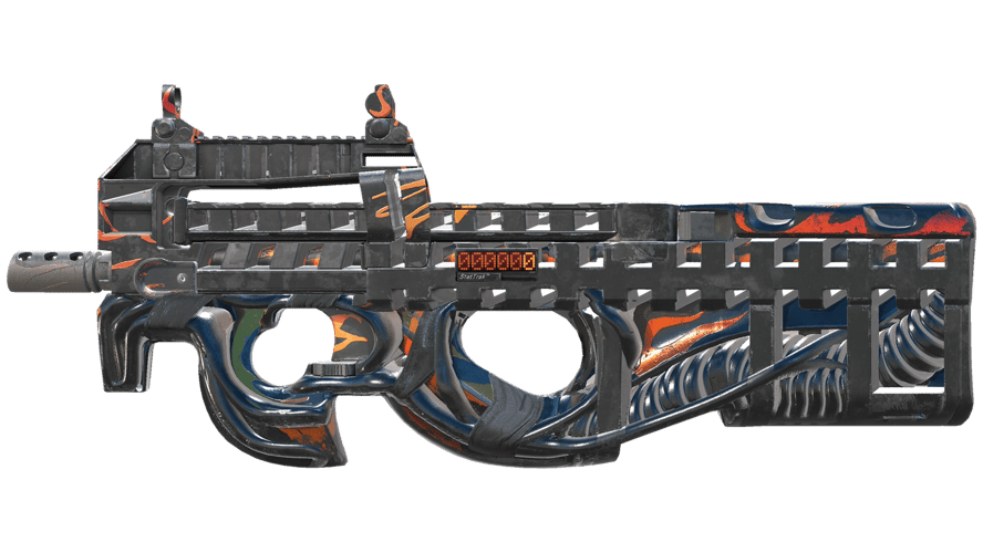 StatTrak™ P90 | Vent Rush (Minimal Wear)