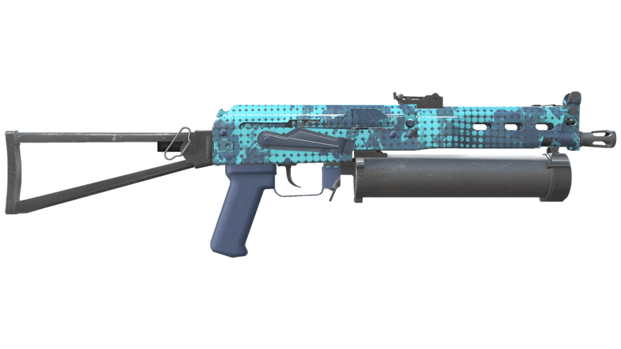 StatTrak™ PP-Bizon | Cobalt Halftone (Factory New)