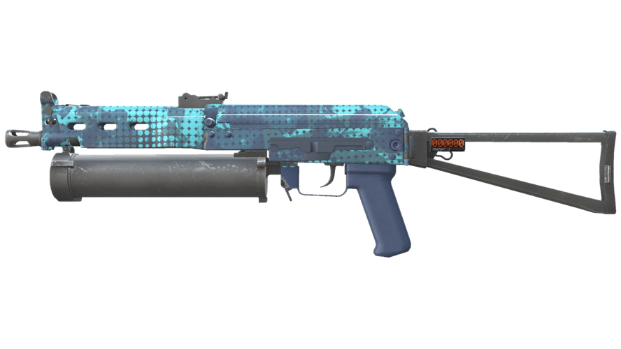 StatTrak™ PP-Bizon | Cobalt Halftone (Factory New)