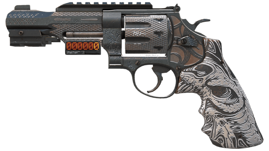 StatTrak™ R8 Revolver | Bone Forged (Factory New)