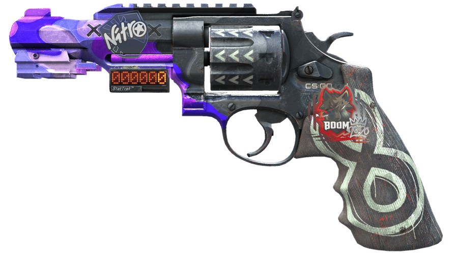 StatTrak™ R8 Revolver | Crazy 8 (Factory New)