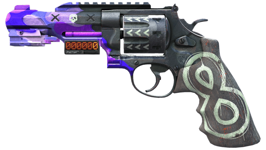StatTrak™ R8 Revolver | Crazy 8 (Minimal Wear)