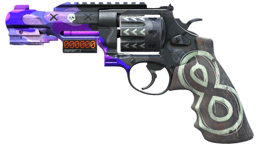 StatTrak™ R8 Revolver | Crazy 8 (Minimal Wear)