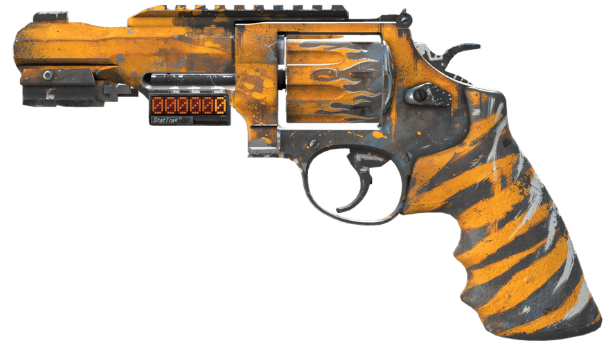 StatTrak™ R8 Revolver | Skull Crusher (Field-Tested)
