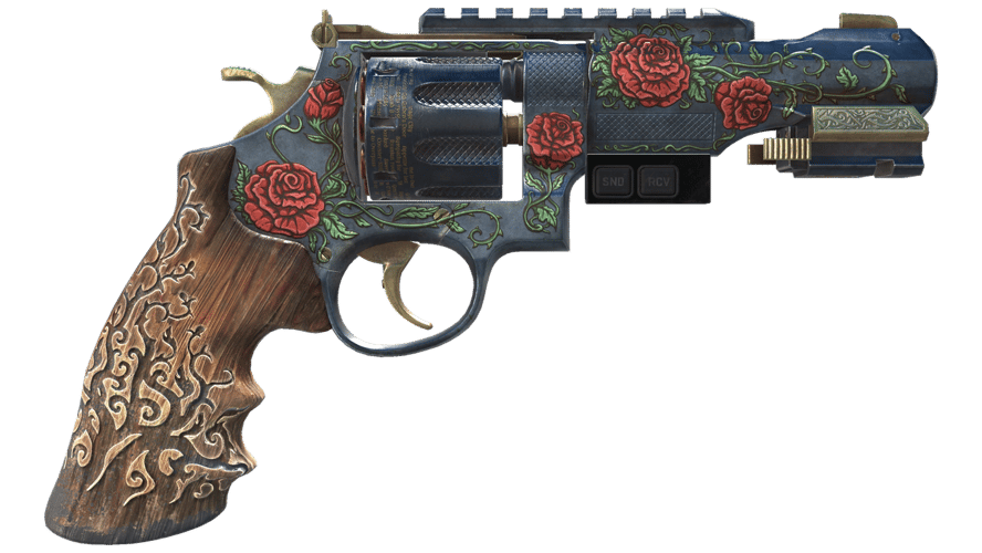 StatTrak™ R8 Revolver | Tango (Well-Worn)