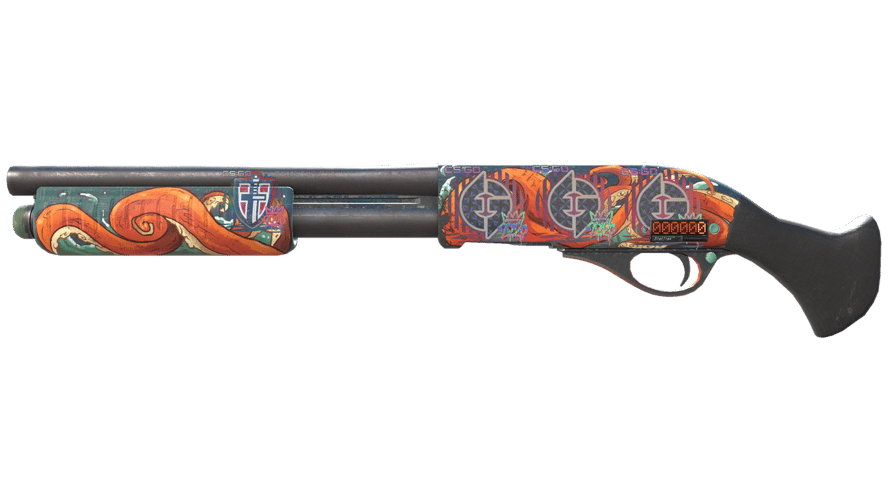 StatTrak™ Sawed-Off | The Kraken (Factory New)