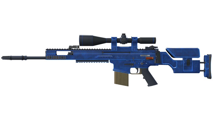 StatTrak™ SCAR-20 | Blueprint (Factory New)