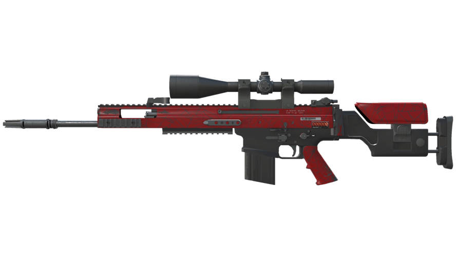 StatTrak™ SCAR-20 | Crimson Web (Factory New)