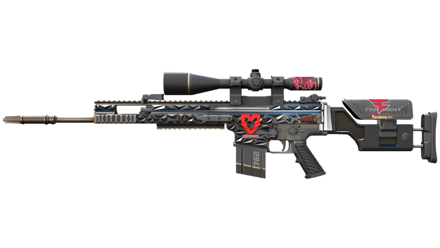 StatTrak™ SCAR-20 | Fragments (Factory New)