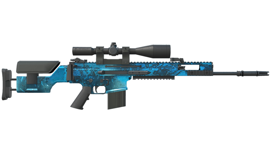 StatTrak™ SCAR-20 | Grotto (Field-Tested)