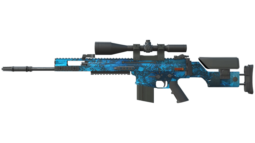 StatTrak™ SCAR-20 | Grotto (Field-Tested)