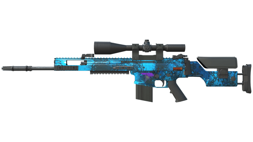 StatTrak™ SCAR-20 | Grotto (Field-Tested)