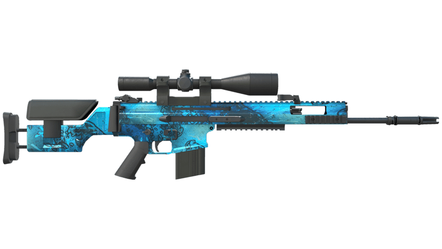 StatTrak™ SCAR-20 | Grotto (Field-Tested)