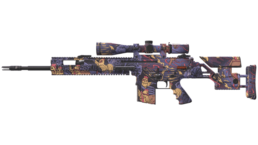 StatTrak™ SCAR-20 | Poultrygeist (Field-Tested)