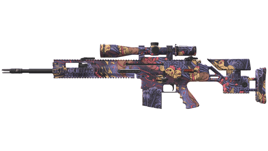 StatTrak™ SCAR-20 | Poultrygeist (Minimal Wear)