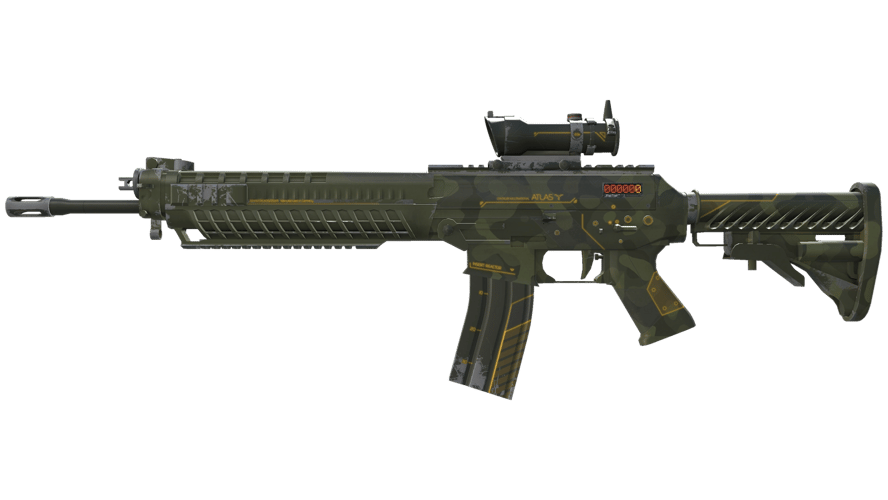 StatTrak™ SG 553 | Atlas (Minimal Wear)