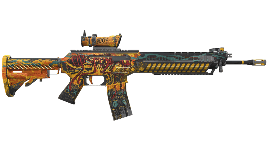 StatTrak™ SG 553 | Colony IV (Minimal Wear)
