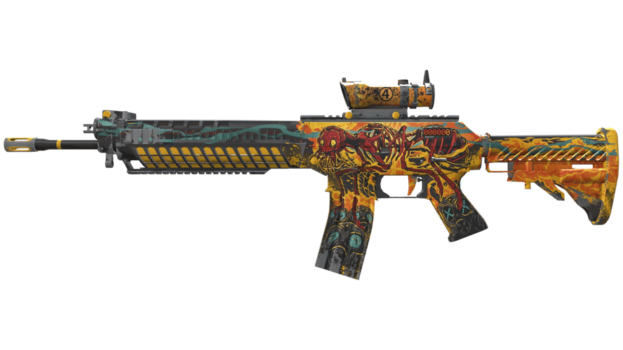 StatTrak™ SG 553 | Colony IV (Minimal Wear)