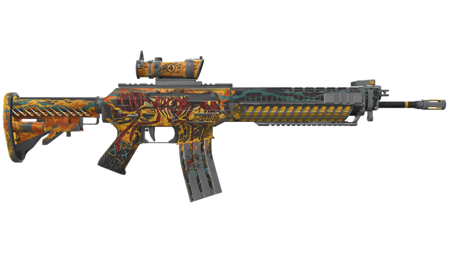 StatTrak™ SG 553 | Colony IV (Well-Worn)
