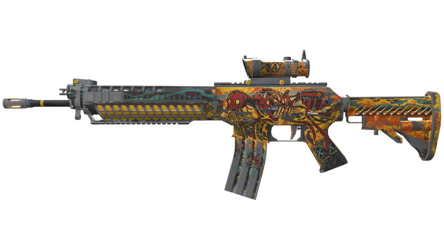 StatTrak™ SG 553 | Colony IV (Well-Worn)