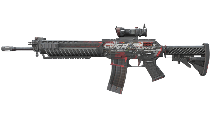 StatTrak™ SG 553 | Cyberforce (Battle-Scarred)