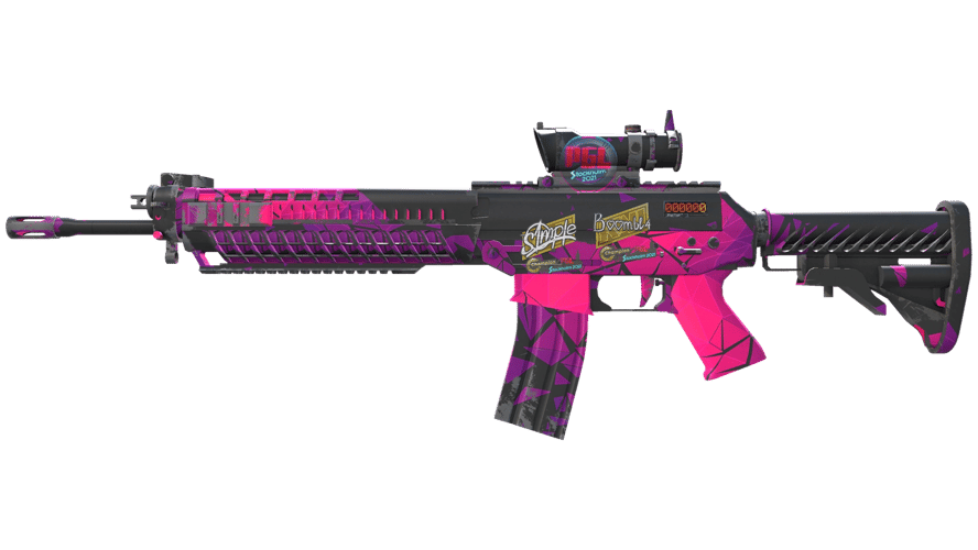 StatTrak™ SG 553 | Pulse (Minimal Wear)