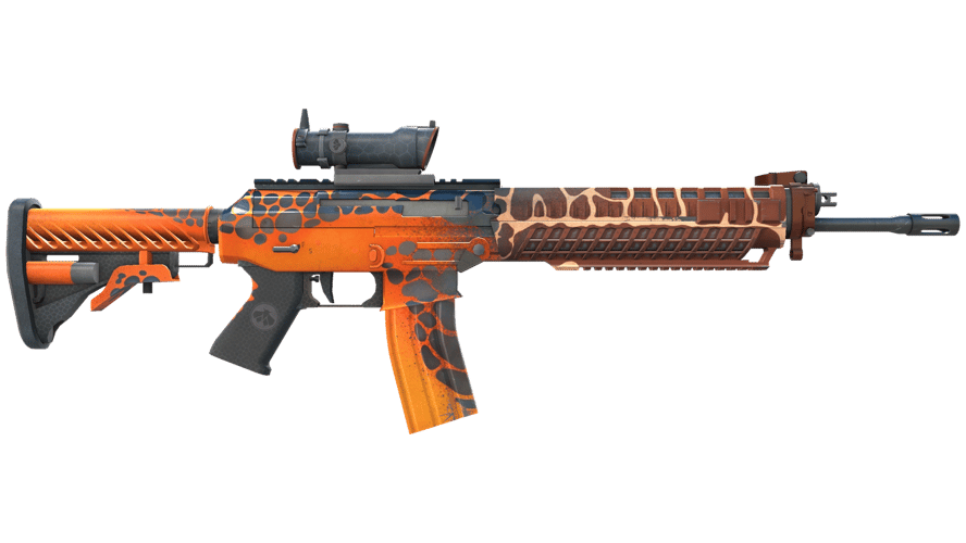 StatTrak™ SG 553 | Tiger Moth (Factory New)