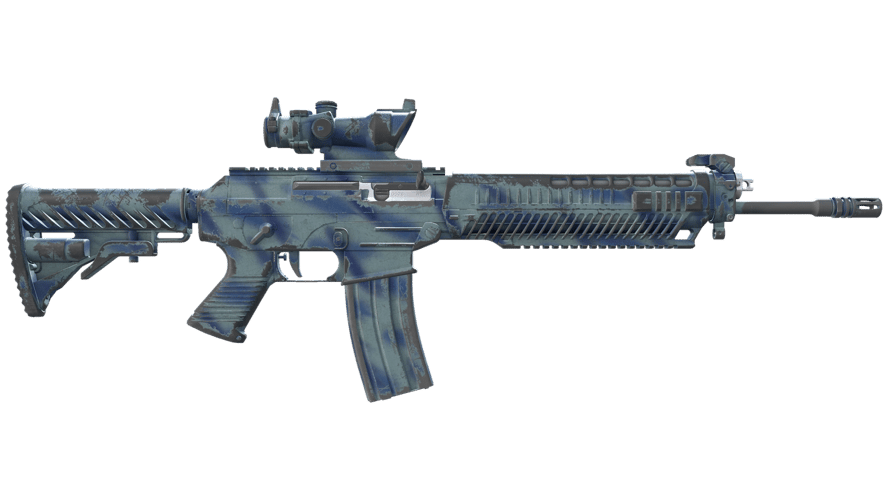 StatTrak™ SG 553 | Wave Spray (Field-Tested)