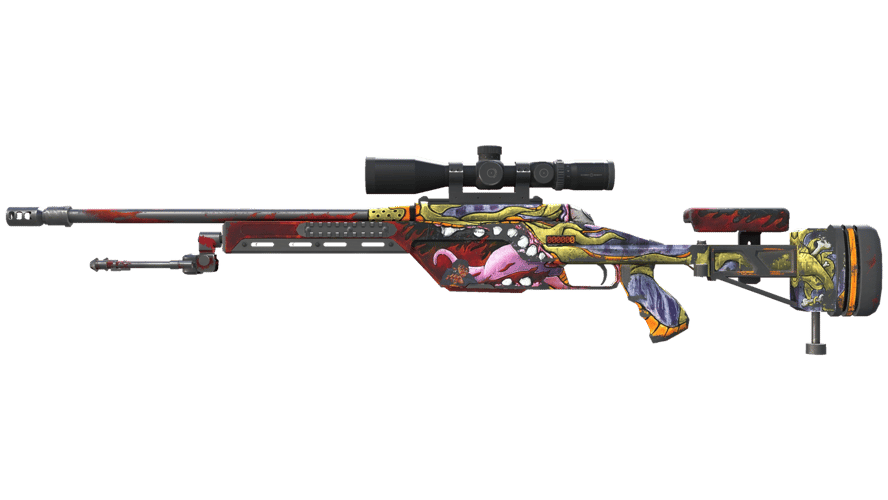 StatTrak™ SSG 08 | Bloodshot (Well-Worn)