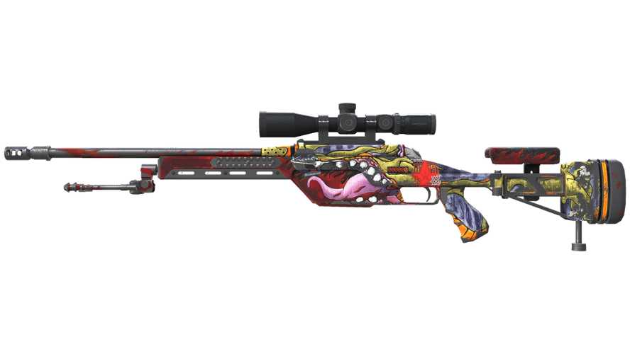 StatTrak™ SSG 08 | Bloodshot (Well-Worn)