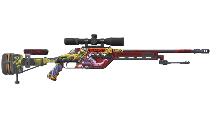 StatTrak™ SSG 08 | Bloodshot (Well-Worn)
