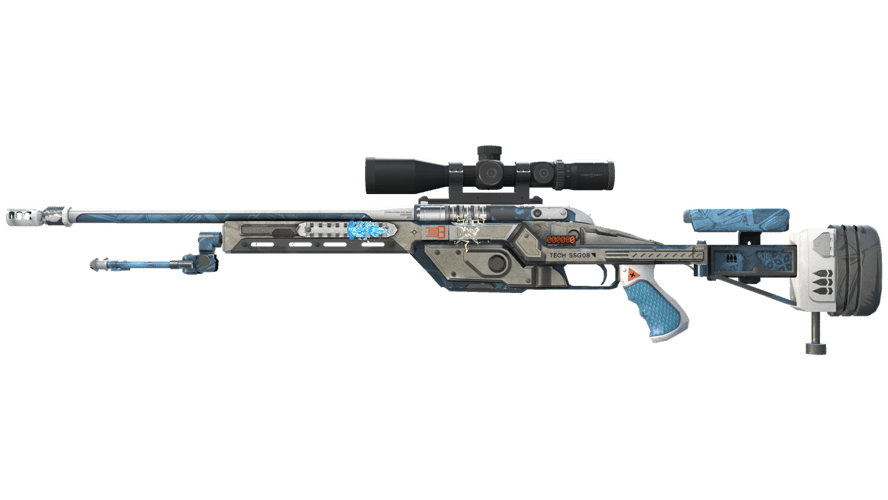 StatTrak™ SSG 08 | Ghost Crusader (Field-Tested)