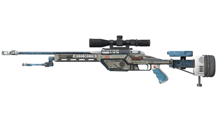 StatTrak™ SSG 08 | Ghost Crusader (Well-Worn)