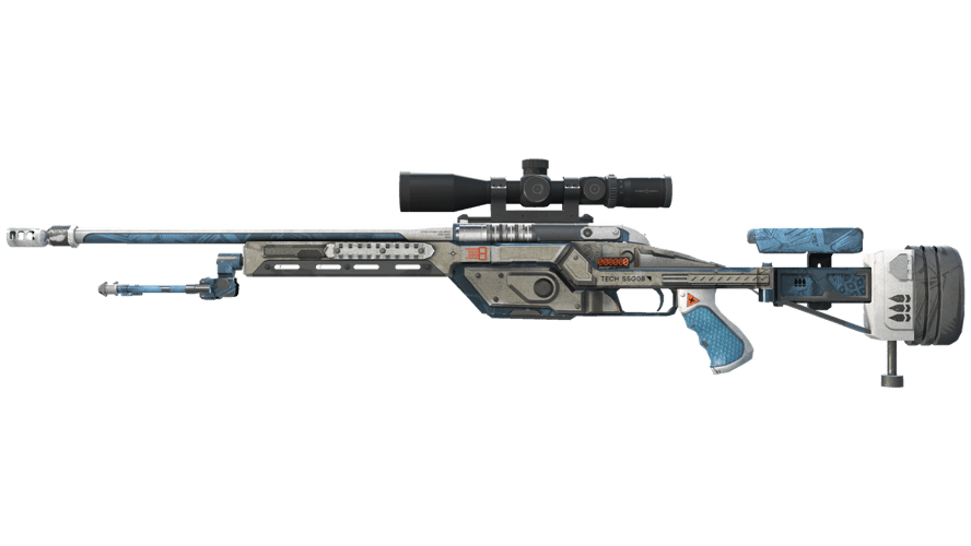 StatTrak™ SSG 08 | Ghost Crusader (Well-Worn)