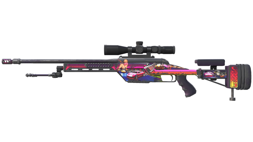 StatTrak™ SSG 08 | Turbo Peek (Well-Worn)