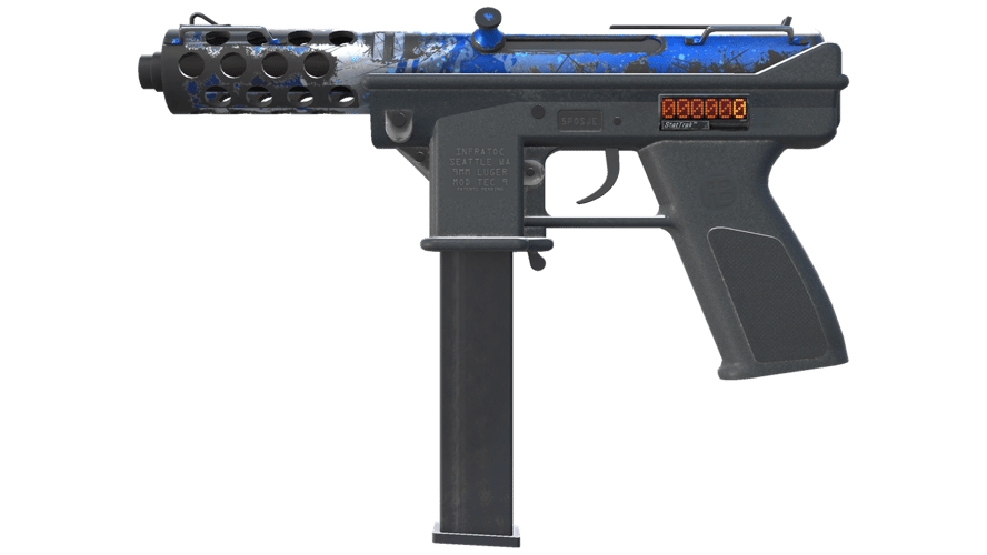StatTrak™ Tec-9 | Ice Cap (Battle-Scarred)