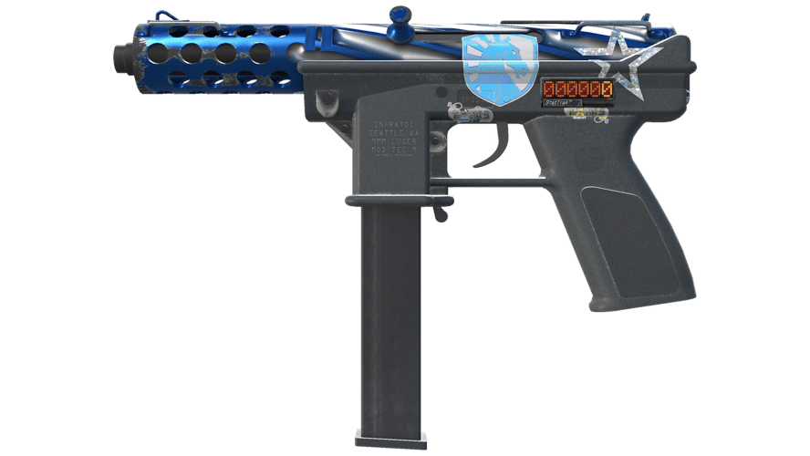 StatTrak™ Tec-9 | Titanium Bit (Minimal Wear)