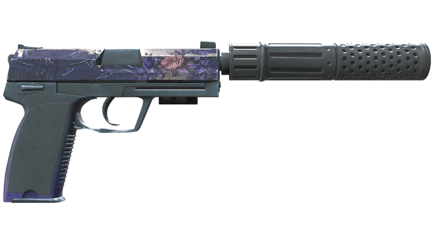 StatTrak™ USP-S | Black Lotus (Battle-Scarred)