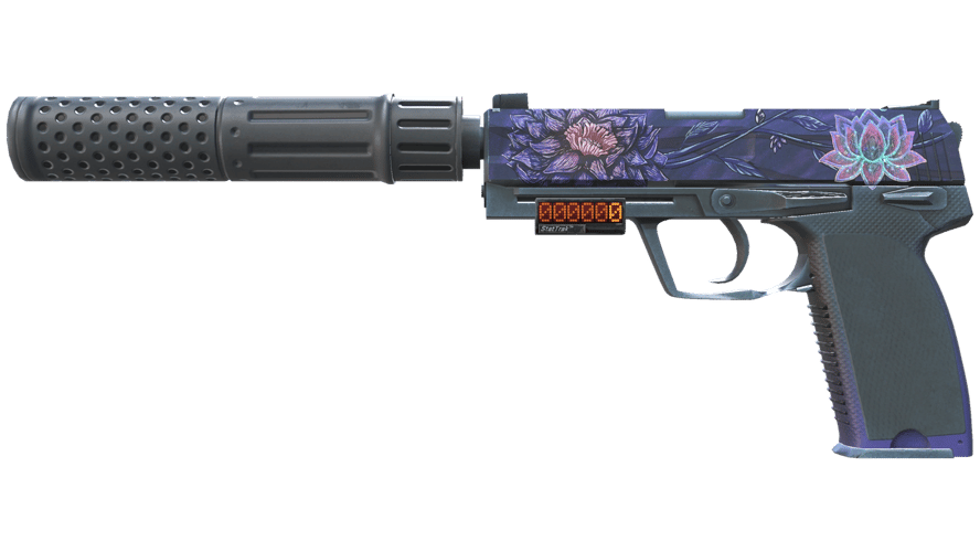 StatTrak™ USP-S | Black Lotus (Minimal Wear)