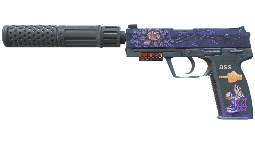 StatTrak™ USP-S | Black Lotus (Minimal Wear)