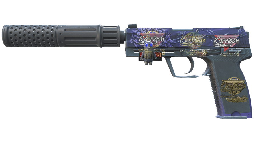 StatTrak™ USP-S | Black Lotus (Minimal Wear)