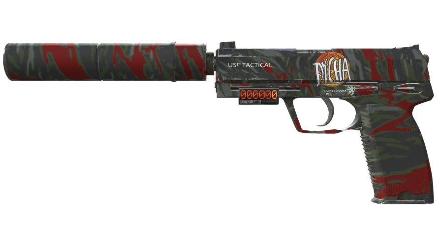 StatTrak™ USP-S | Кровавый тигр (Немного поношенное)
