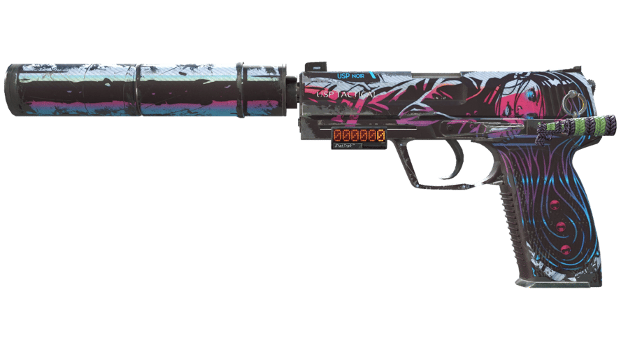 StatTrak™ USP-S | Неонуар (Закалённое в боях)