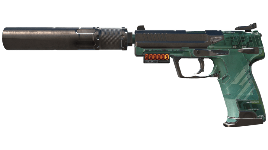 StatTrak™ USP-S | PC-GRN (Battle-Scarred)